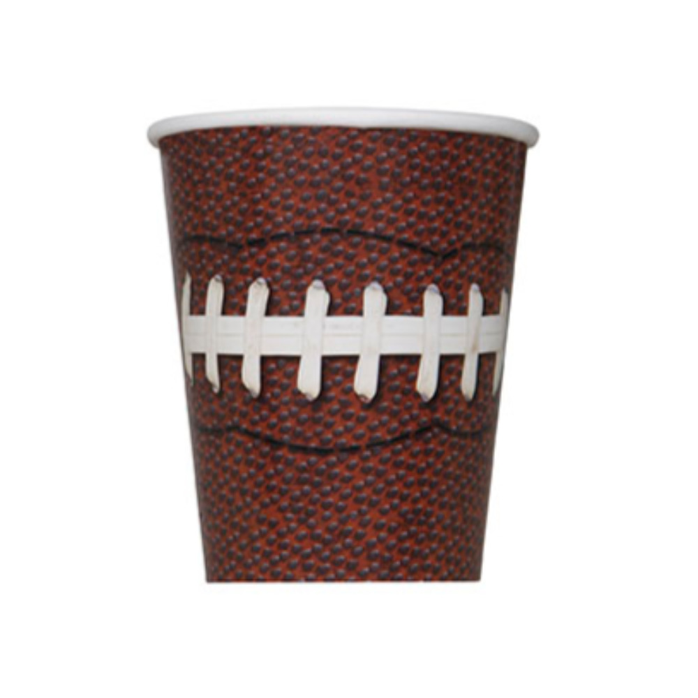 Vaso 9oz Football Party 8pz