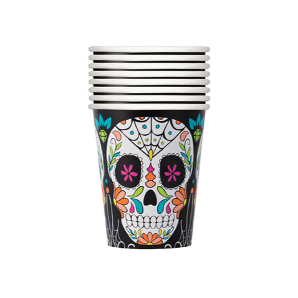 Vaso 9oz Skull Day Dead 8pz