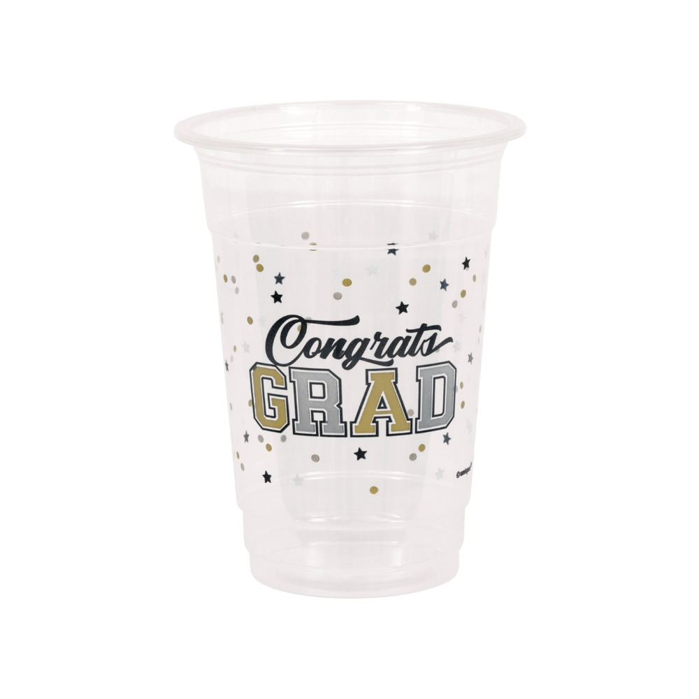 Vaso Plastico 16oz Starry Graduation 8pz