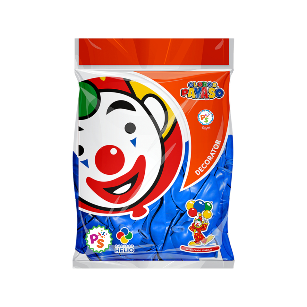 Globo 12" Azul Royal 50pz