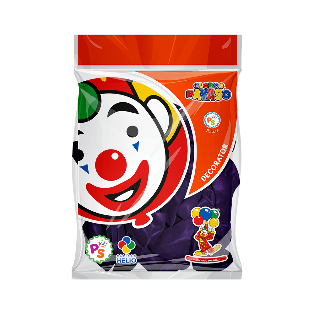 Globo 12" Purpura 50pz