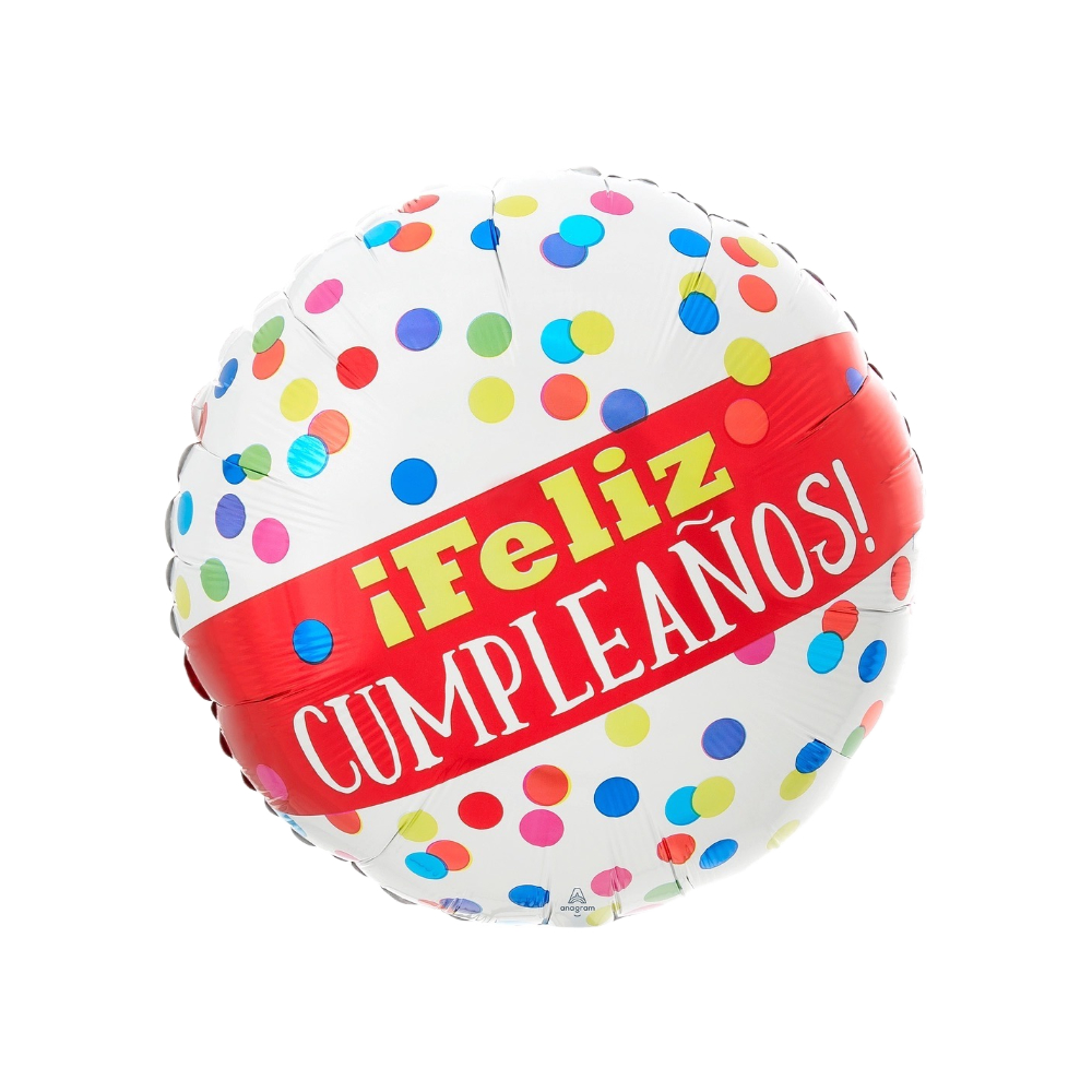 HB15 Globo 18"  Primary Dots