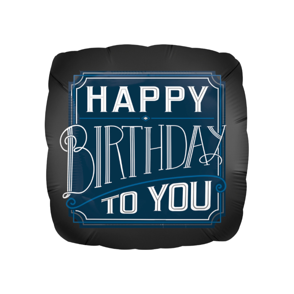 aaHBZZ Globo 18" Happy Birthday Man