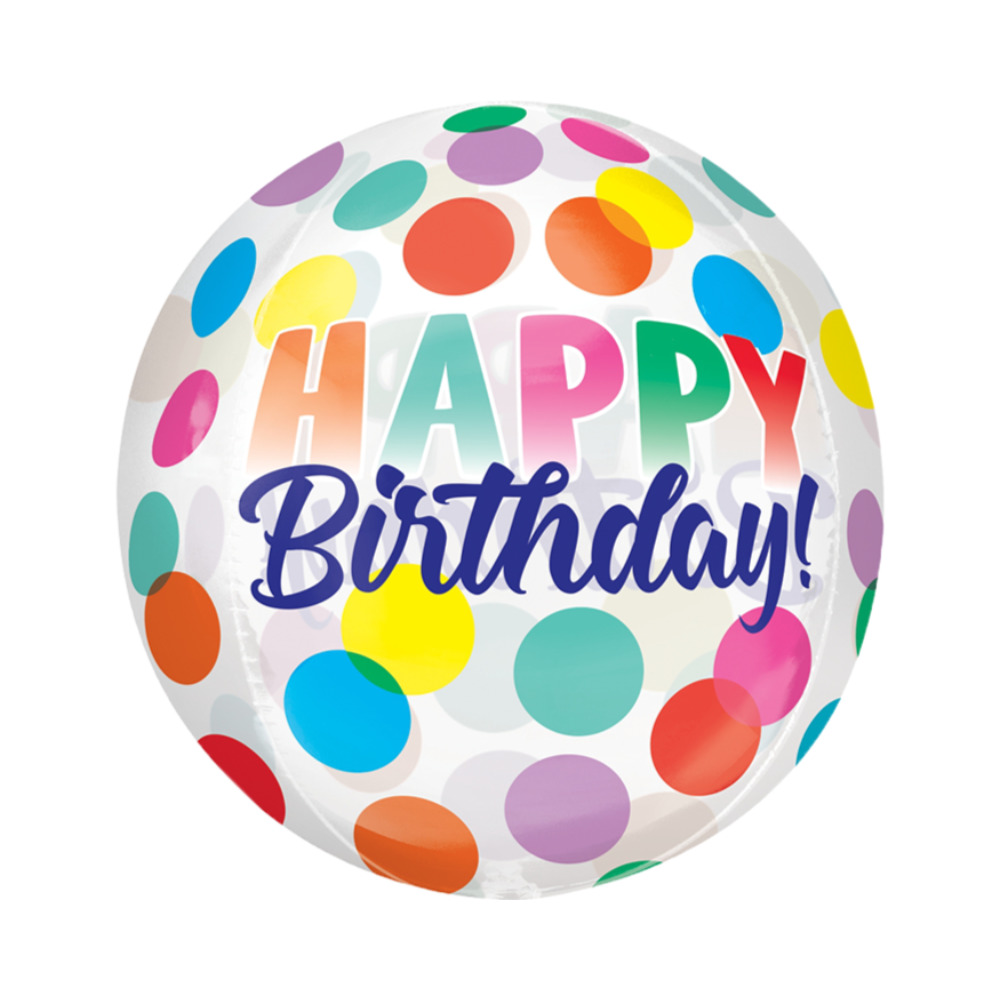 HB117 Orbz Hday Big Dots