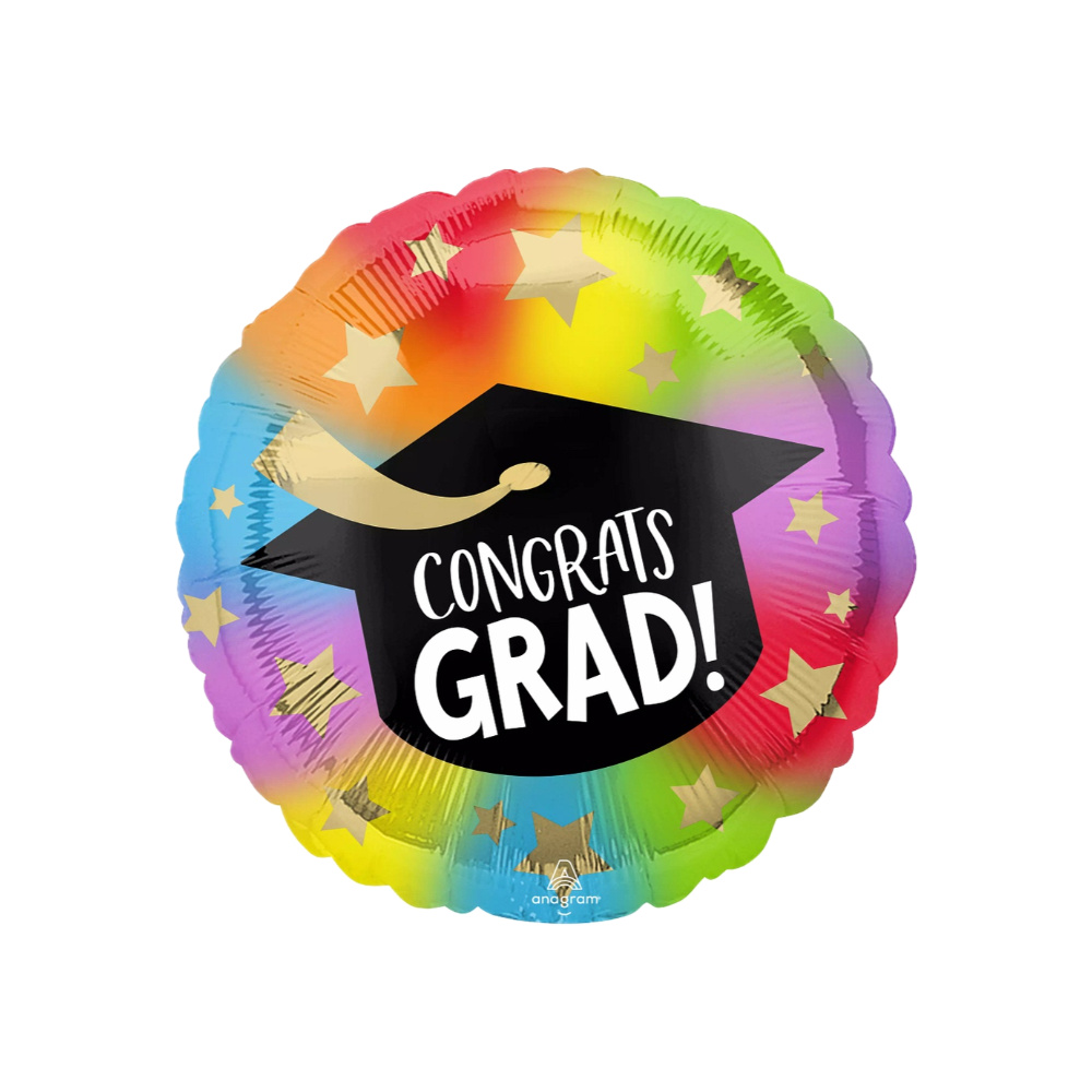 GRD002 Colorful Congrats Grad