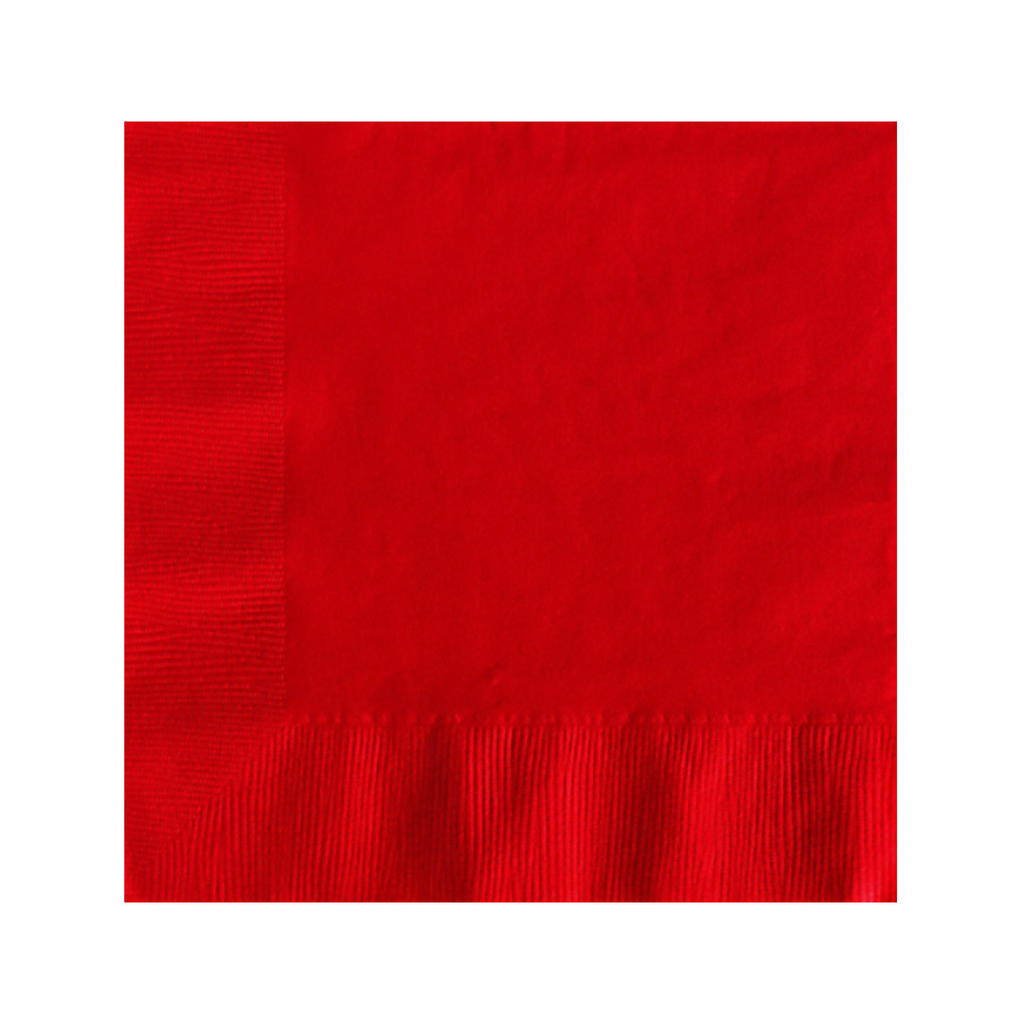 Servilleta Coctel Rojo 40 pz