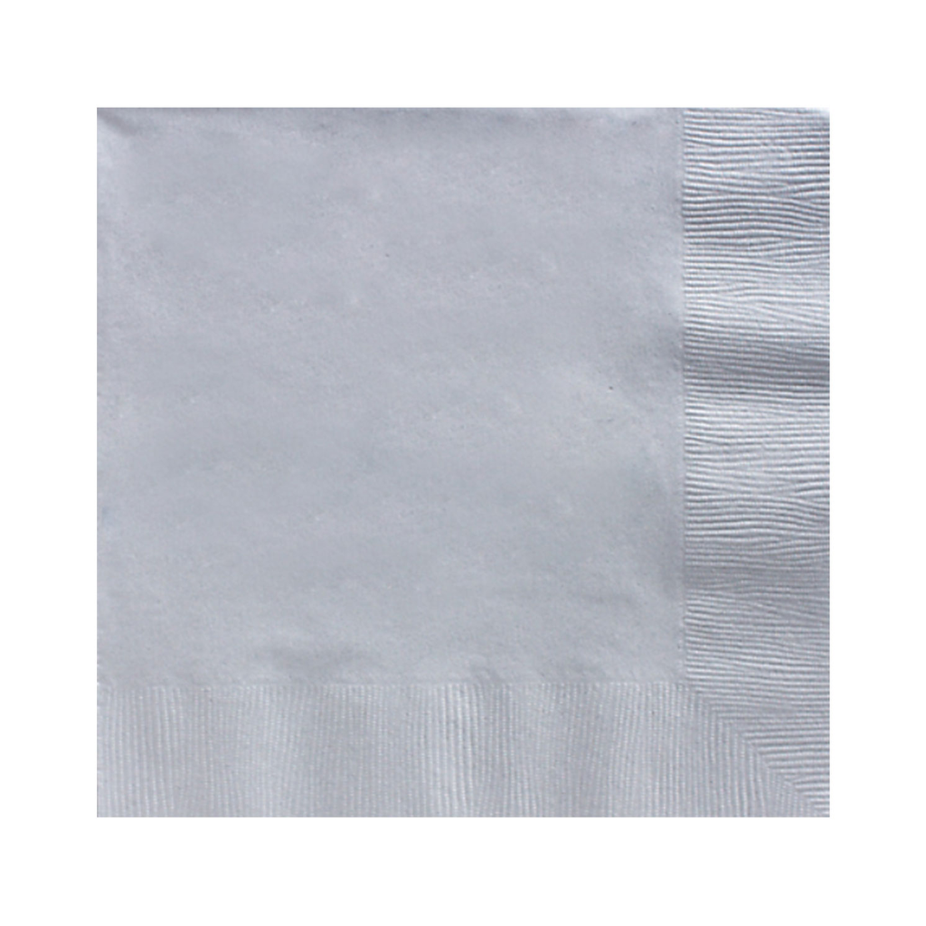 Servilleta Coctel Plata 40 pz