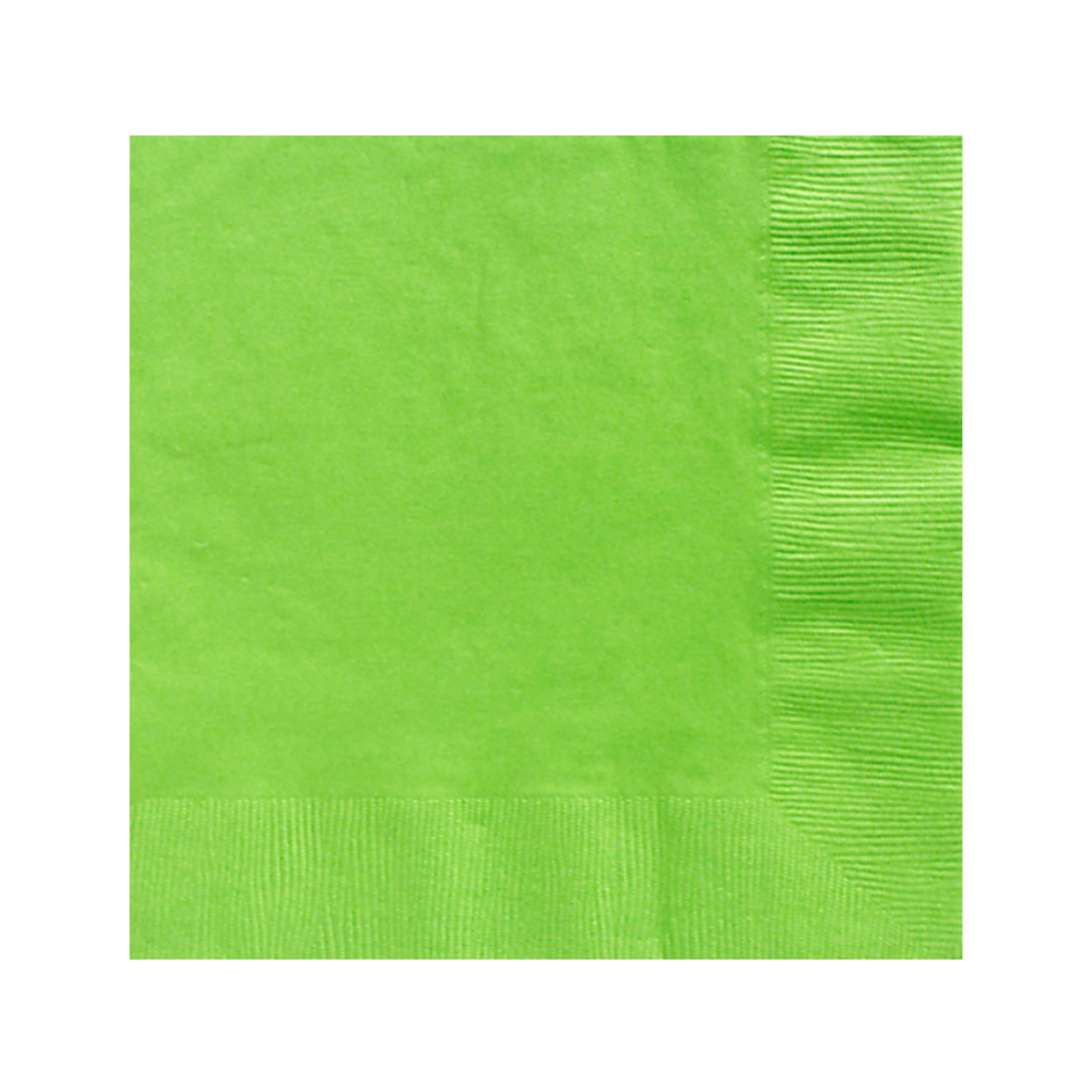 Servilleta Coctel Verde Kiwi 40 pz