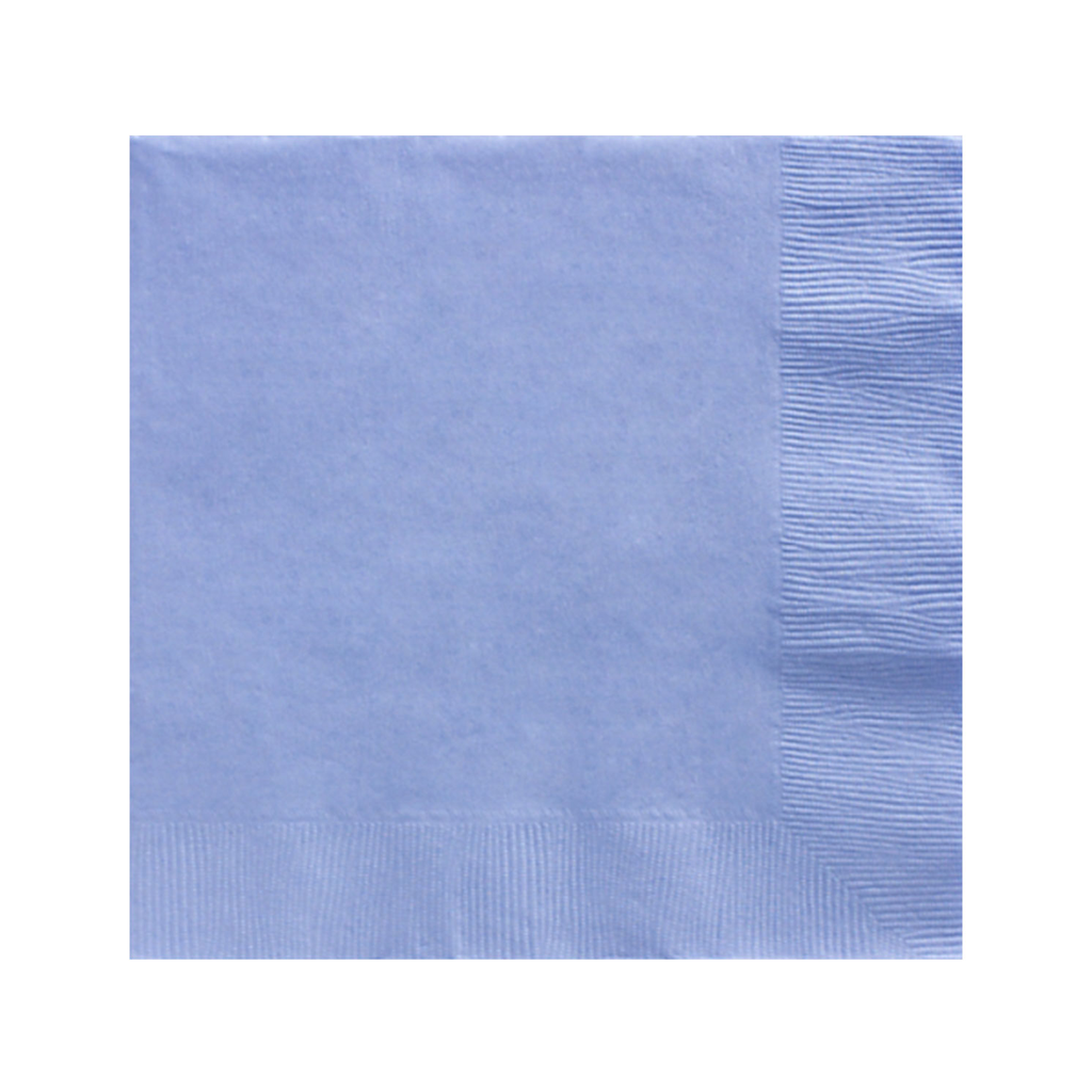 Servilleta Coctel Azul Pastel 40 pz