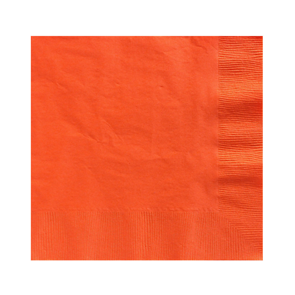 Servilleta Coctel Naranja 40 pz