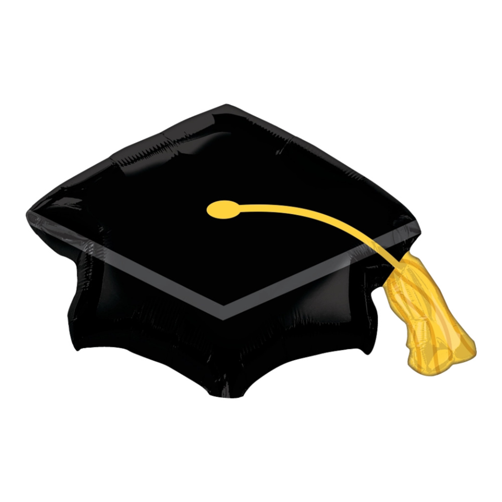 Globo SShp Black Grad Cap