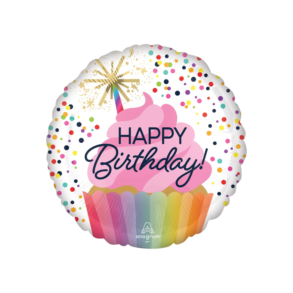 aaHB10 Globo 18" Confetti Sprinkle