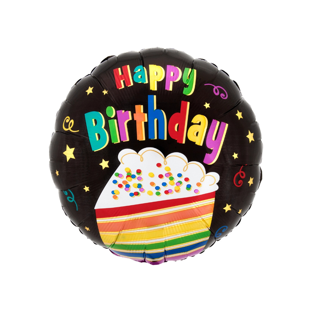 HB38 Globo 18"  Rainbow Cake