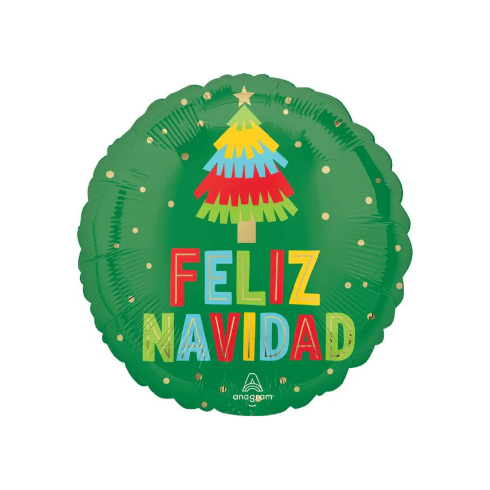 NAV002 Feliz Navidad Festive Fringe 18"