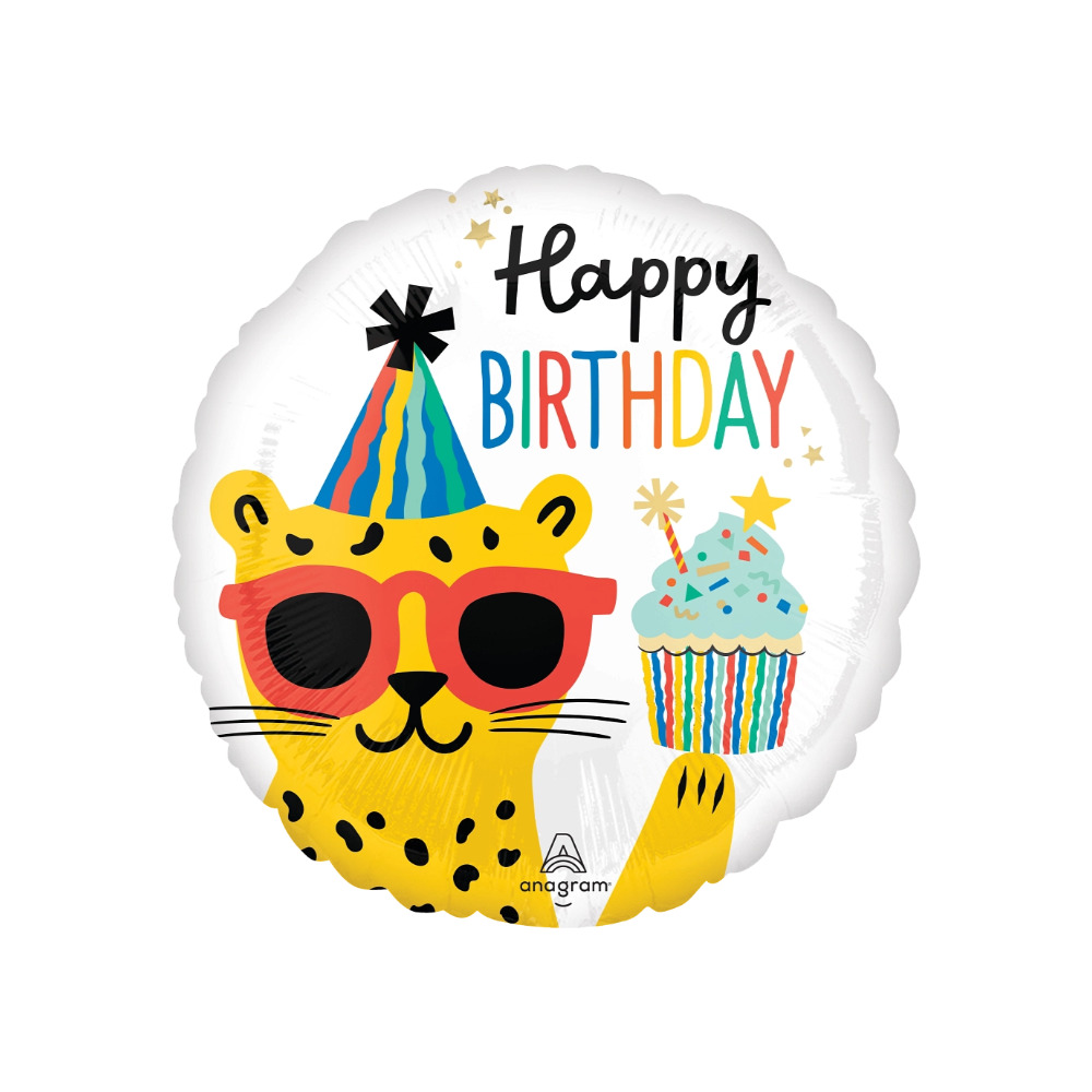 HB071 Animal Happy Birthday 18"
