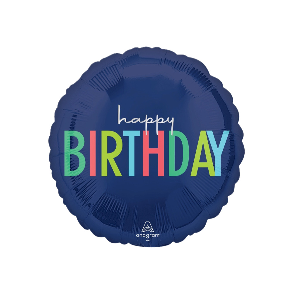 HB02 Globo 18" Modern Bday