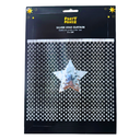 Cortina Estrellas Plata 2x2 m