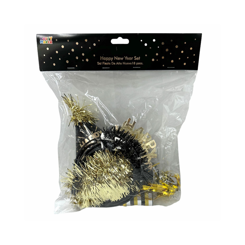 Set de Año Nuevo para 8 Personas 18 pz