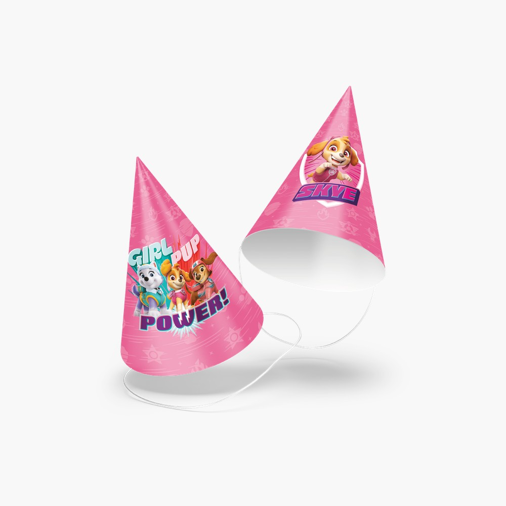 Gorritos Paw Patrol Niña 6pz