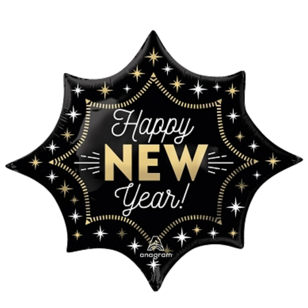 NYR201 Globo 35" New Year Midnight Glam Burst