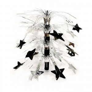 Centro de Mesa Silver & Black