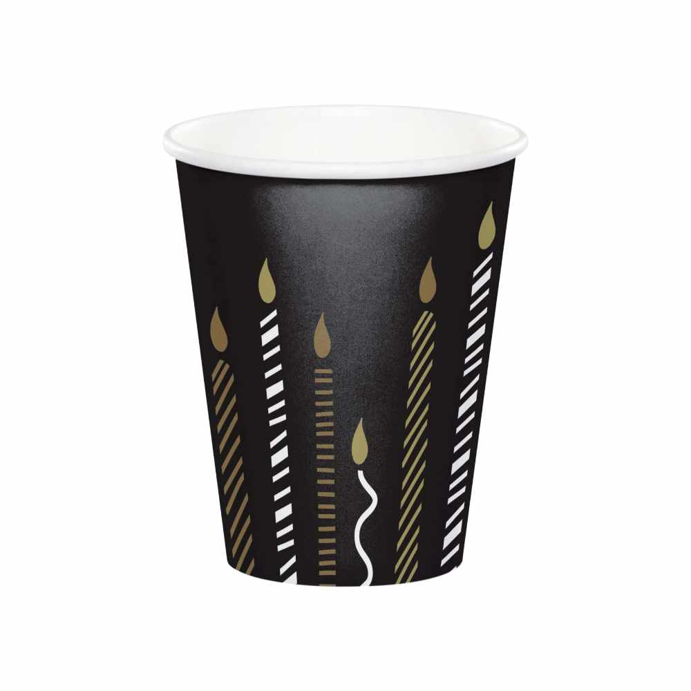 Vaso 9 oz Golden Wishes 8pz