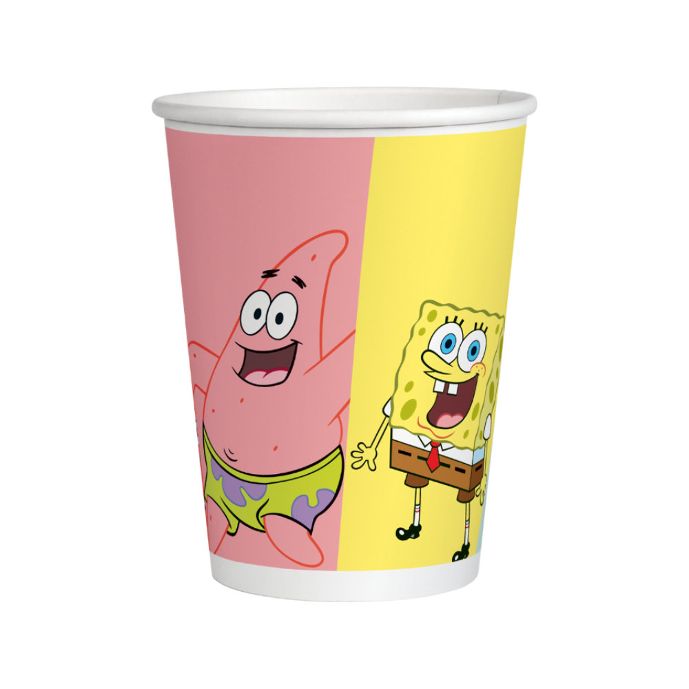 Vaso 9oz Bob Esponja 6pz