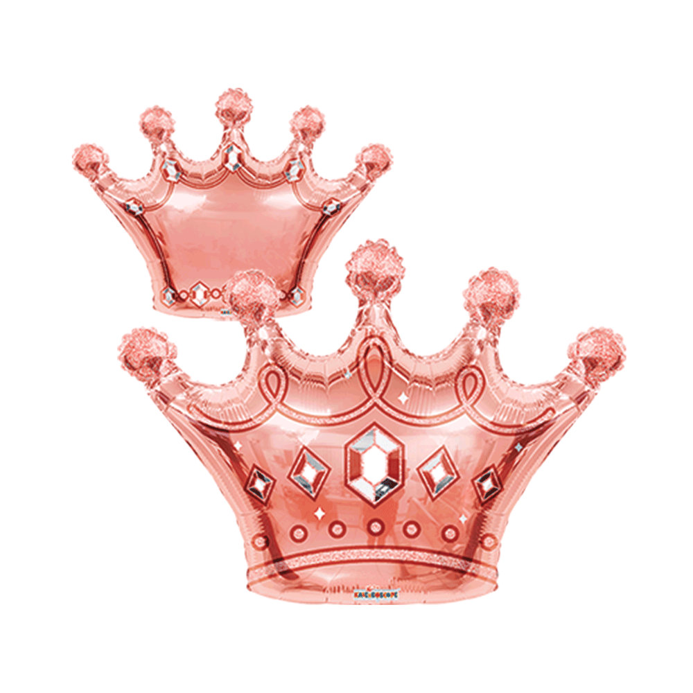 HB561 Globo 14" Royal Crown Rose Gold