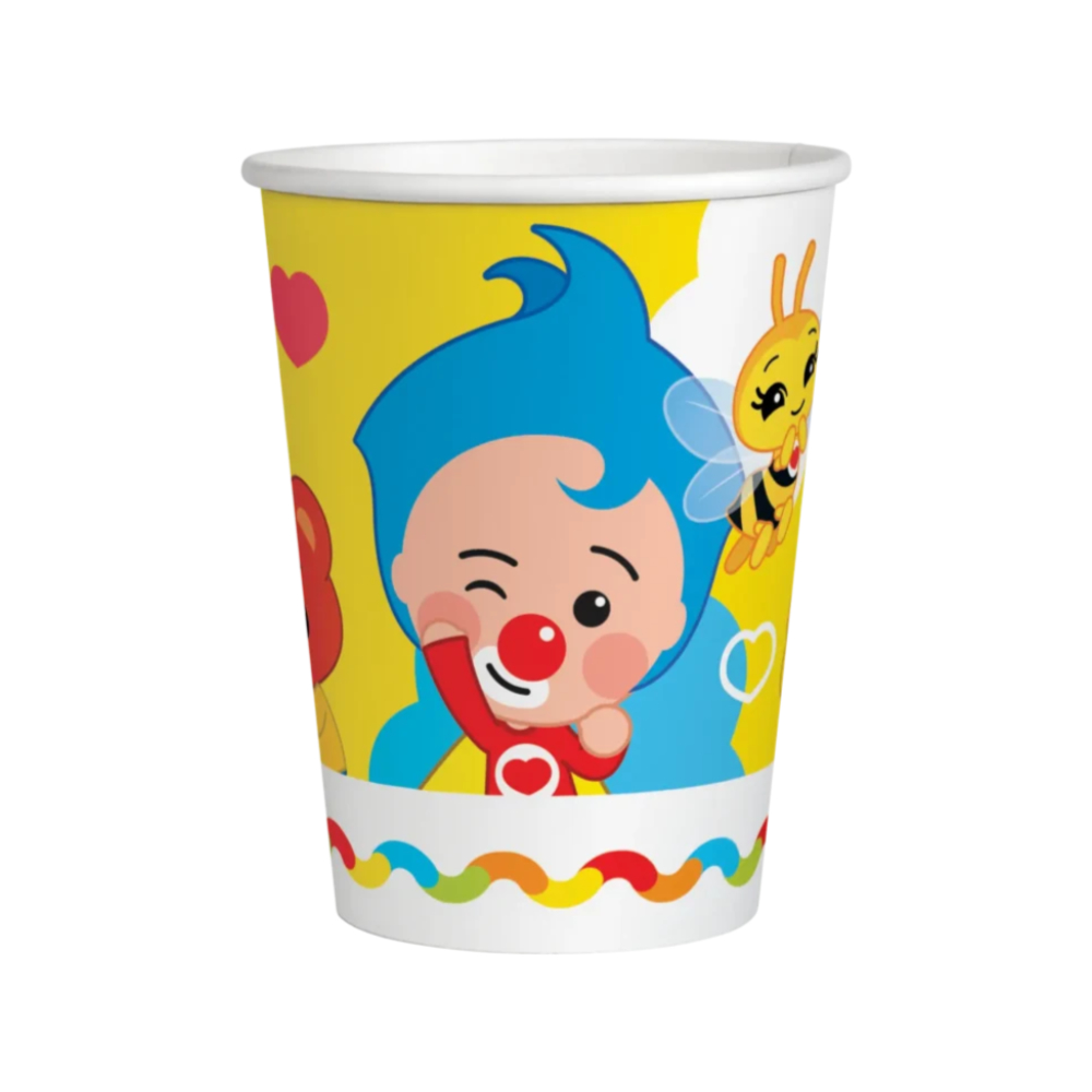 Vaso 9oz Plim Plim 6pz