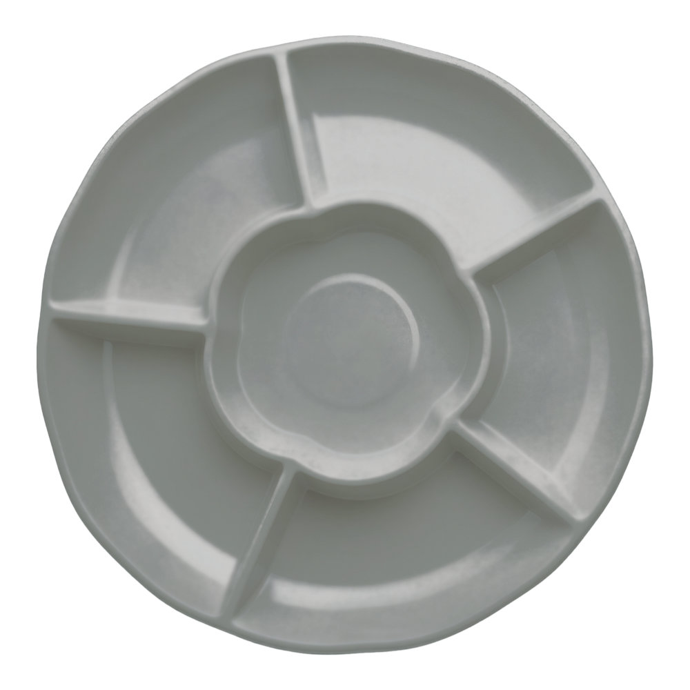 Charola Redonda Plata C/3