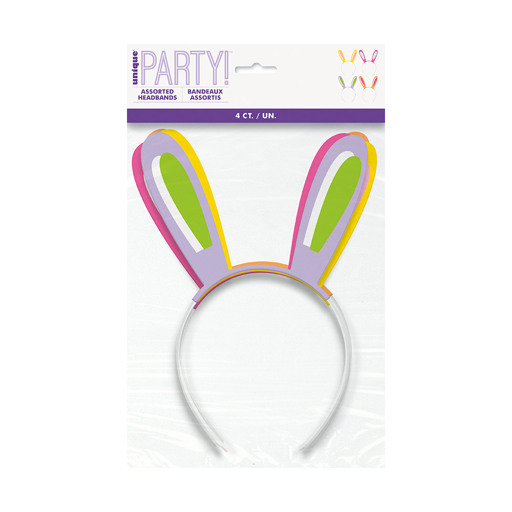 Tiara Happy Bunny Ear 4pz