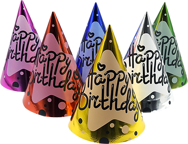 Gorro cartón HBD