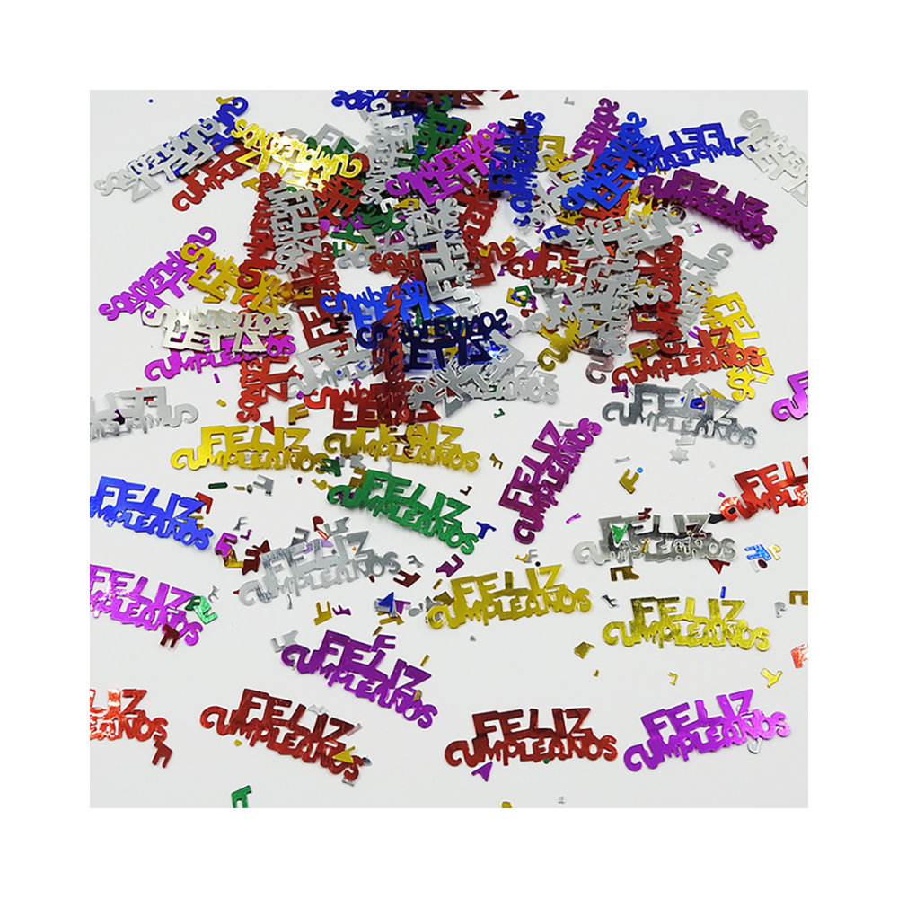 Confetti Feliz Cumpleaños Colores 14g