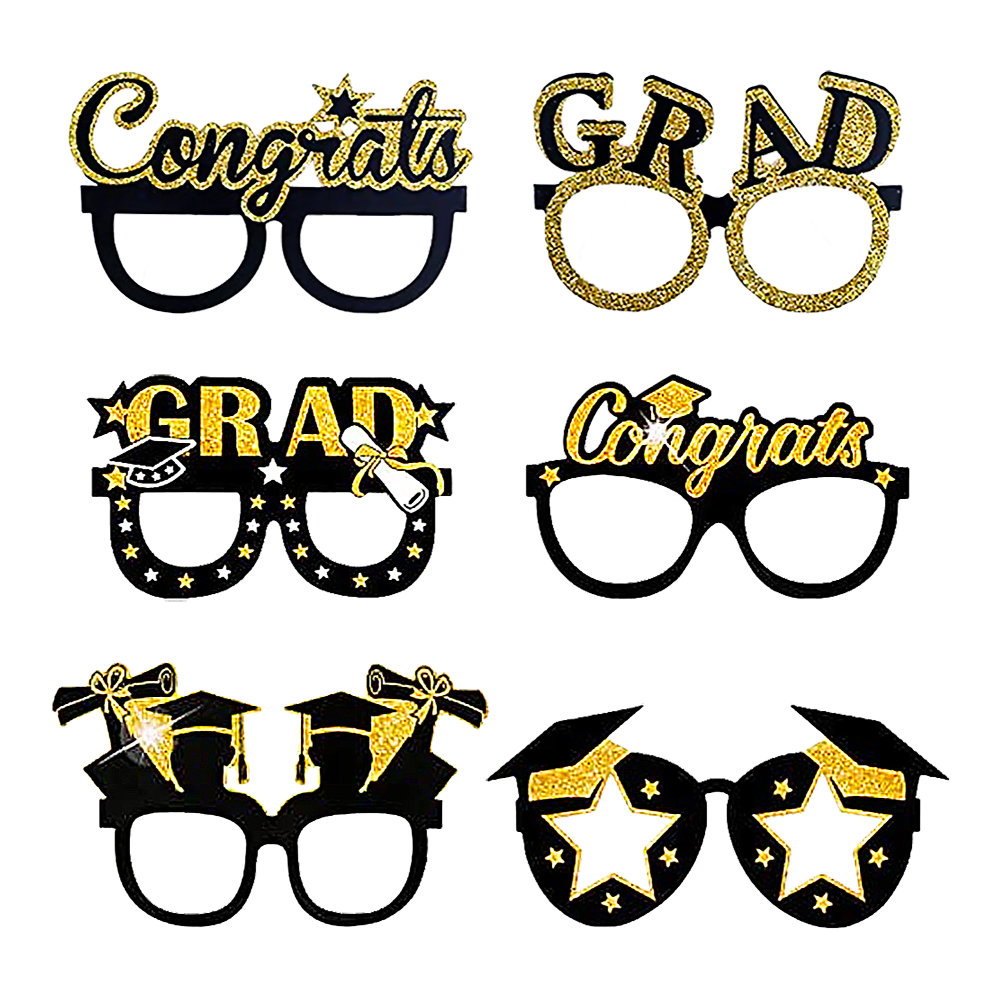 Lente Carton Graduacion 6 pz