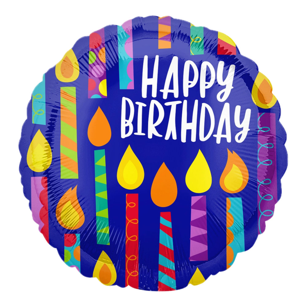 Globo Jumbo HBD Happy Candles
