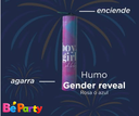 Gender Reveal Humo Rosa/Azul Blister