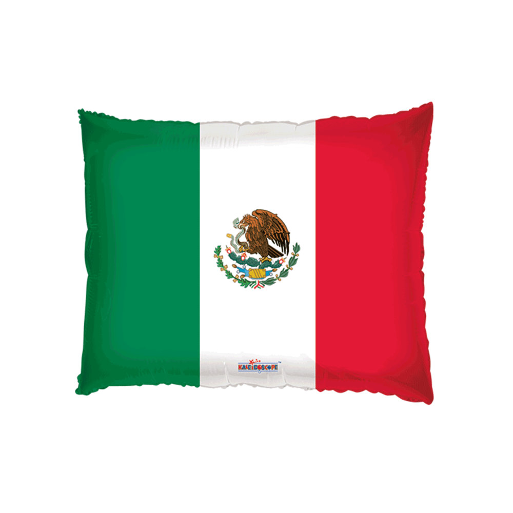 Globo 22" Bandera Mexicana Sq