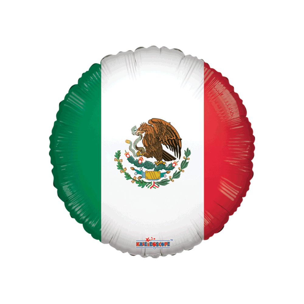 Globo 22" Bandera Mexicana Red