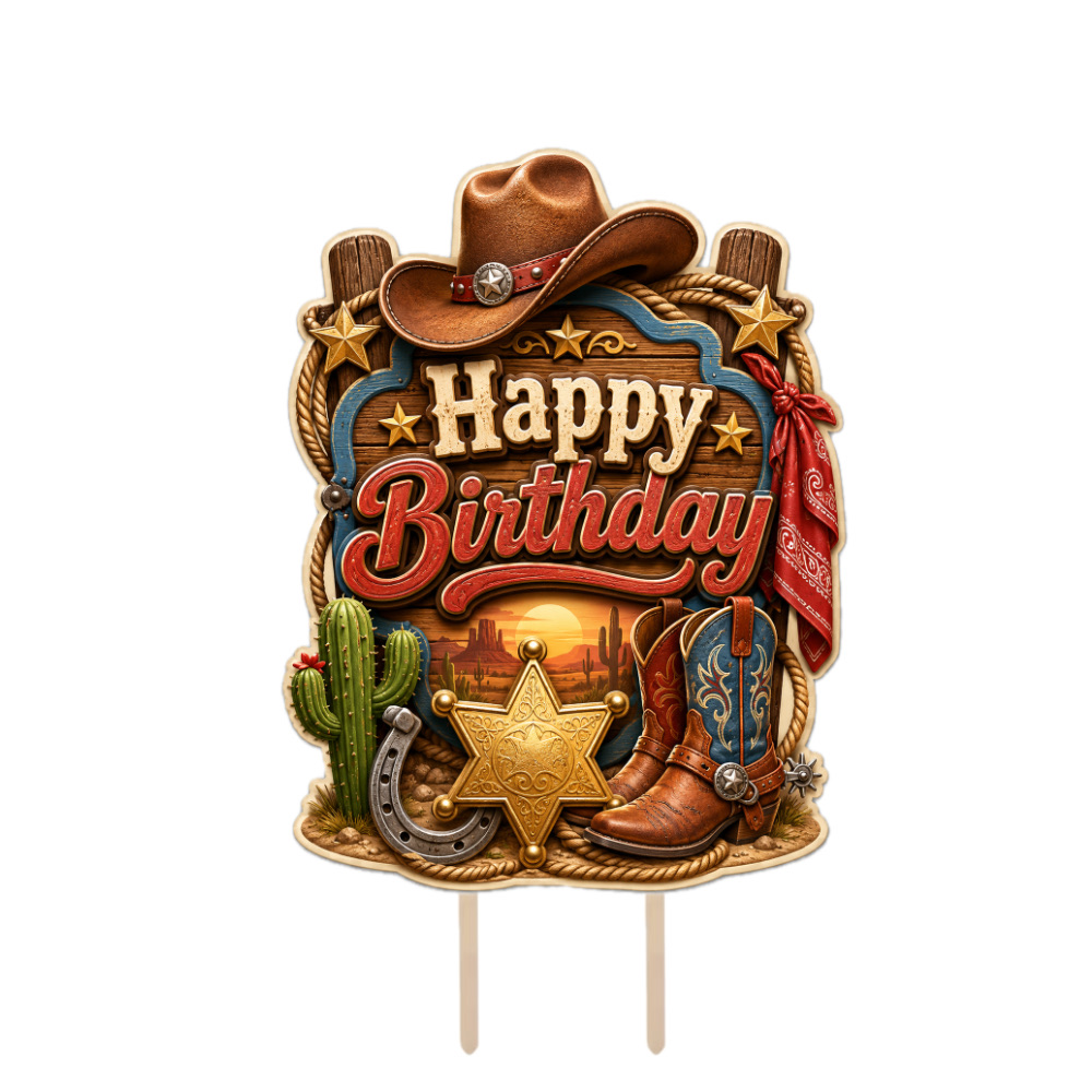 Cake Topper Vaquero