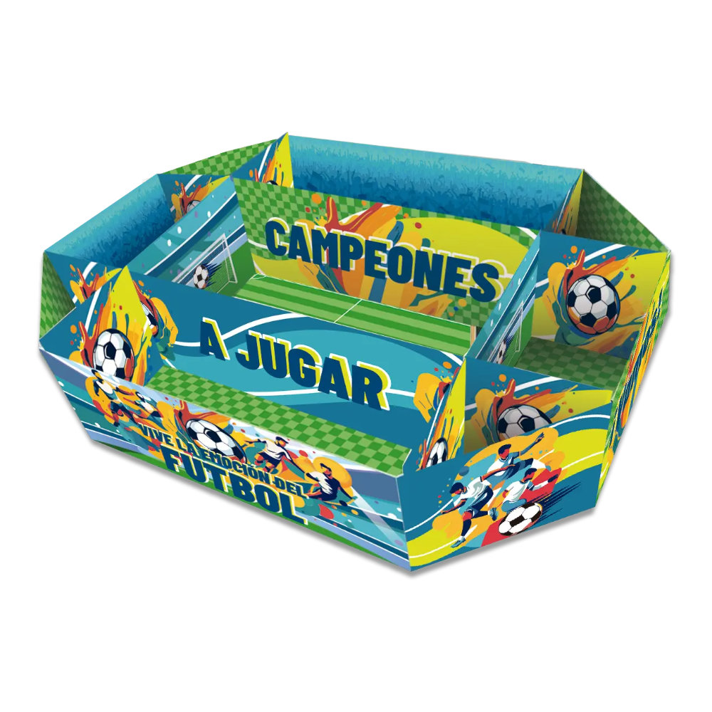 Charola de Carton Futbol