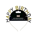 Tiara Metálica Premium Happy Bday