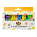 Velas Happy Bday Pastel