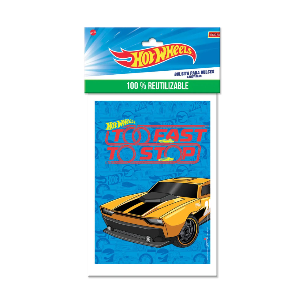 Bolsa Dul Hot Wheels  25pz