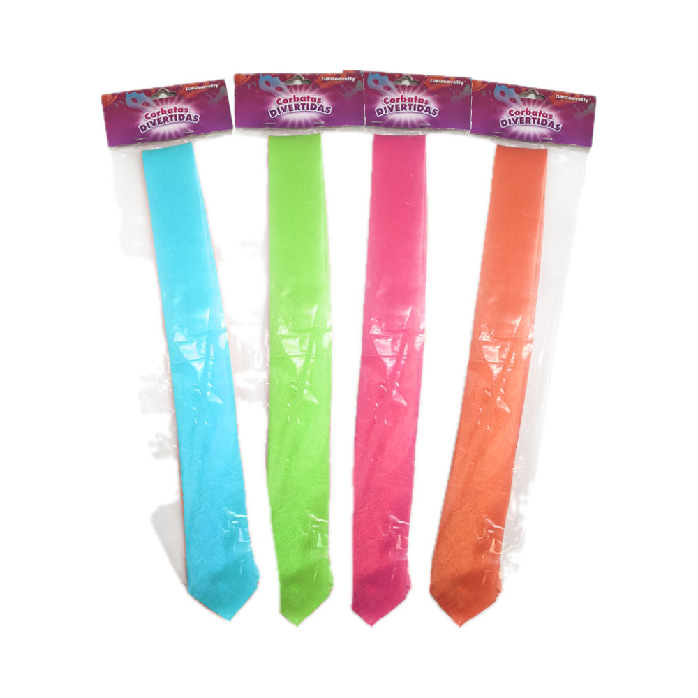 Corbata Neon Colores Surtidos