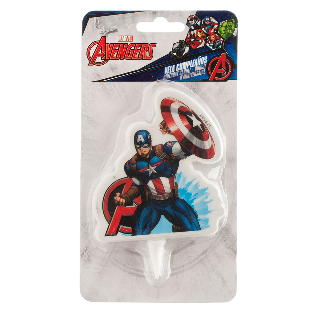 Velas 2d Avengers Cap. America