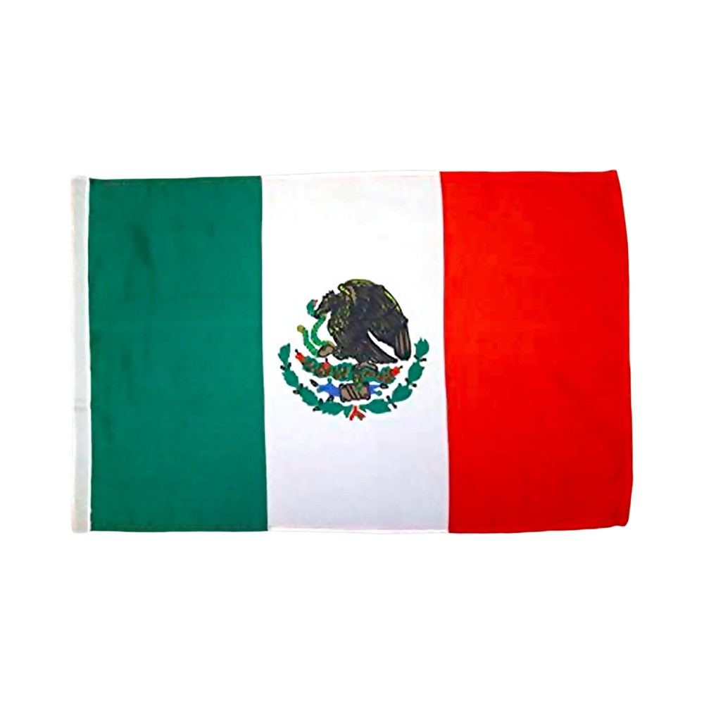Bandera Mexico Ch.(43x29.5cm)