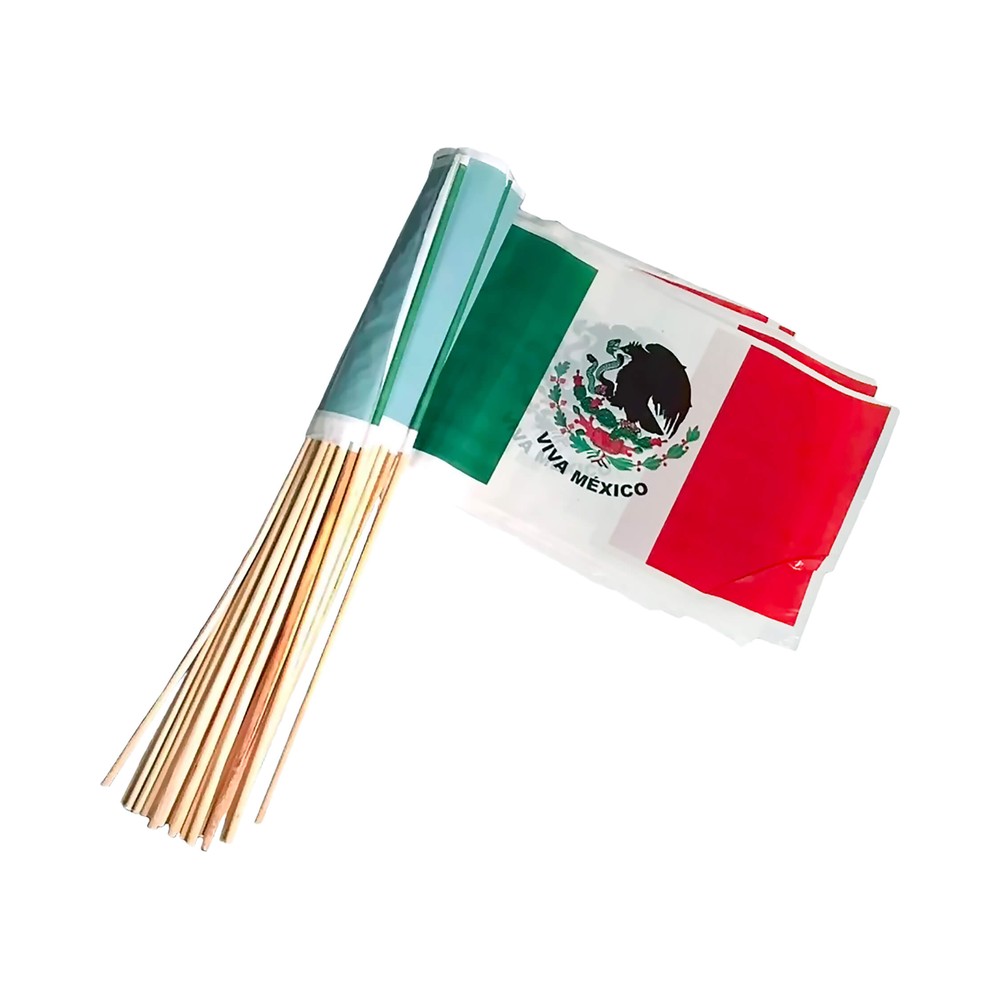 Banderita Plastico Mexico
