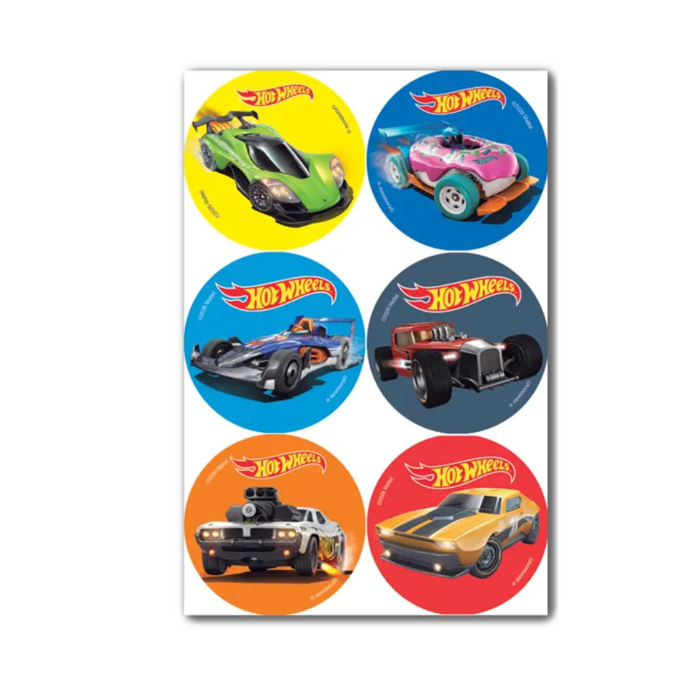 Distintivo Hot Wheels 24pz