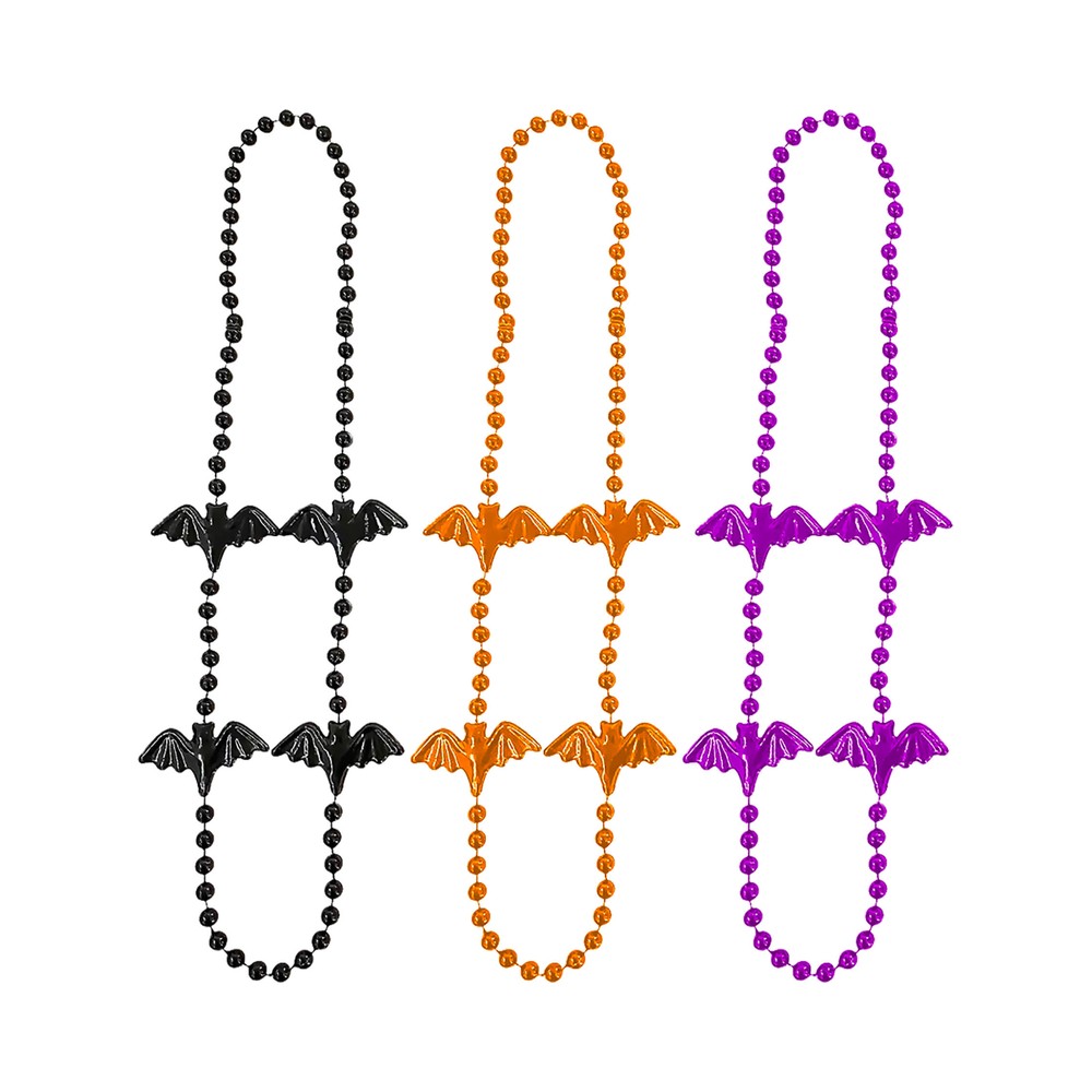 Collar Perla Murciélago 3 pz.