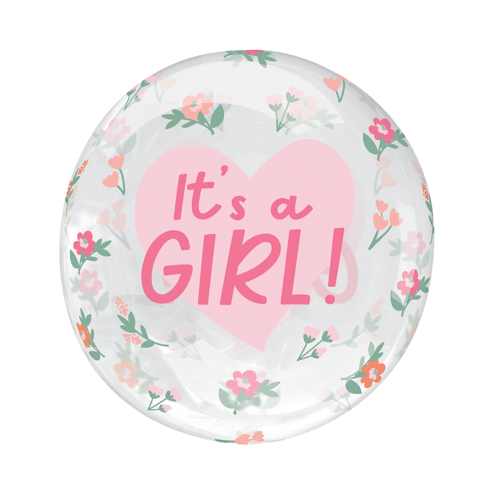 BSH401 Crystal Clearz It's a Girl Floral